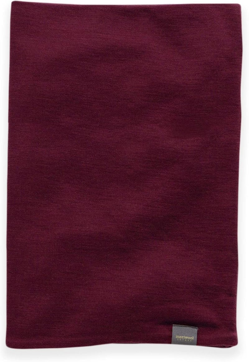 MERIWOOL 100% Merino Wool Ski Neck Gaiter Winter Neck Warmer for Women and Men - Image 1